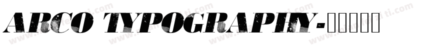 ARCO Typography字体转换
